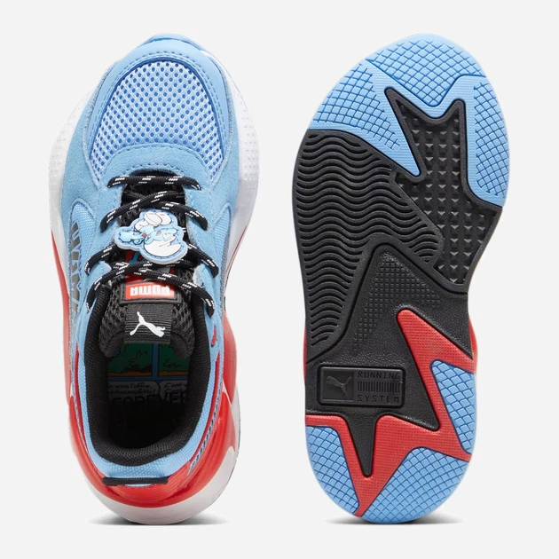 Дитячі кросівки для хлопчика Puma 394784-01 32 Блакитний/Червоний