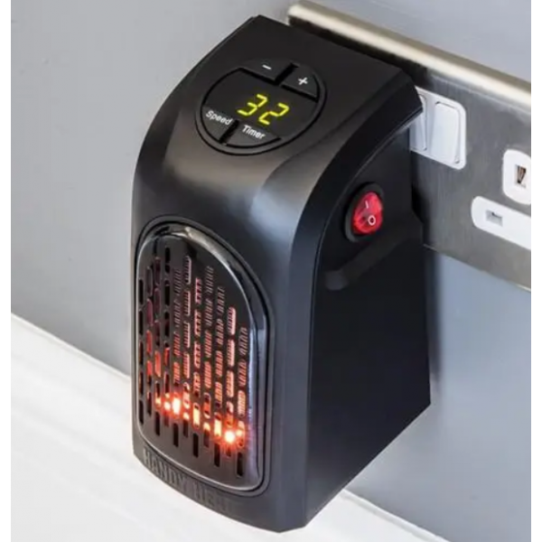 Обогреватель портативный тепловентилятор дуйка Handy Heater с пультом - Фото 3 Обогреватель портативный тепловентилятор дуйка Handy Heater с пультом - изображение 3