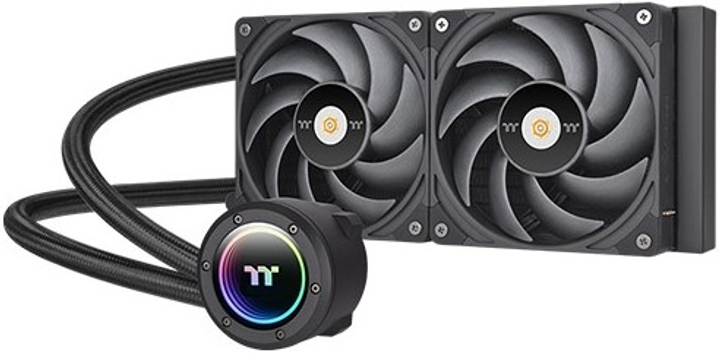 Chłodzenie wodne Thermaltake TOUGHLIQUID 240 EX Pro ARGB Sync AiO Black (CL-W418-PL00BL-A) - obraz 1