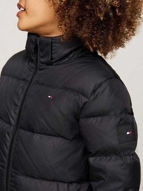 Дитяча зимова куртка для хлопчика Tommy Hilfiger KB0KB08341-BDS 128 см Чорна (8720644034927) - зображення 4