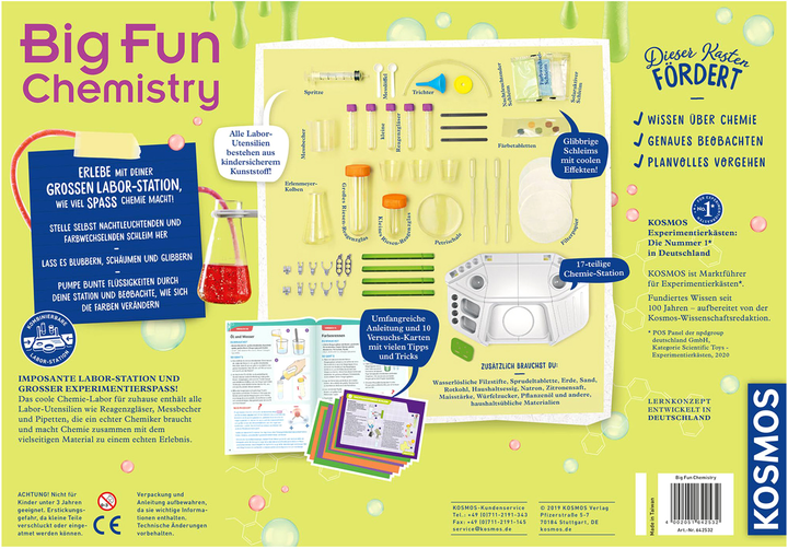 Zestaw doświadczalny Kosmos Big Fun Chemistry (4002051642532) - obraz 1