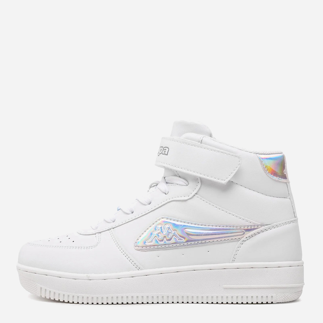 Sneakersy młodzieżowe dla dziewczynki Kappa 242610GC 37 Białe (4066585160559) - obraz 3