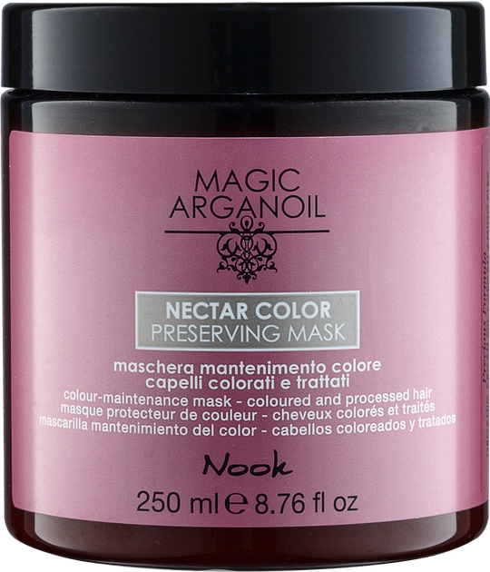 Маска для збереження кольору NOOK MAGIC ARGANOIL Nectar Color, 250 мл - Фото 1 Маска для збереження кольору NOOK MAGIC ARGANOIL Nectar Color, 250 мл - зображення 1