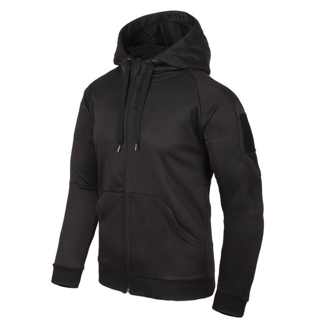 Худі з блискавкою Helikon-Тех Urban Tactical Hoodie чорне розмір M - зображення 1