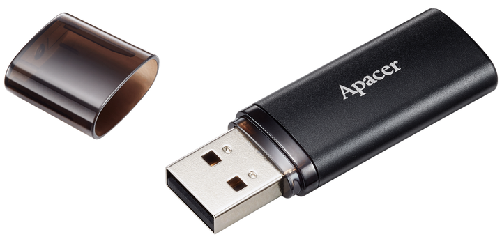 Flash Drive Apacer AH25B 32GB USB 3.2 (AP32GAH25BB-1) Black (6986618) - изображение 2