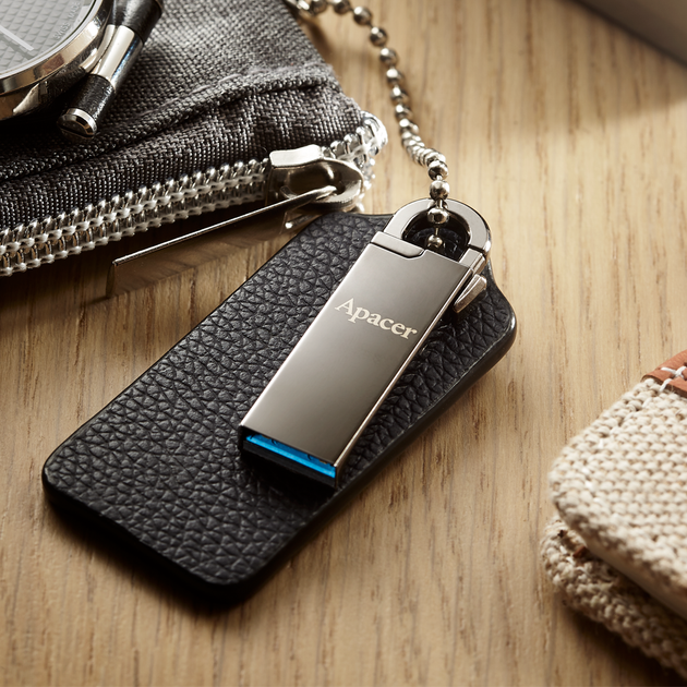 Flash Drive Apacer AH15A 64GB USB 3.2 (AP64GAH15AA-1) Ashy (6986605) - изображение 3