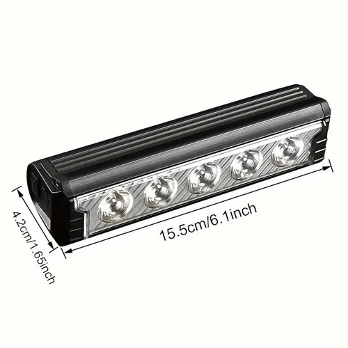 Фара потужна FY-339B-5LED(white+yellow), для електросамоката Waterproof, Li-Ion акум., ЗУ Type-C - Фото 4 Фара потужна FY-339B-5LED(white+yellow), для електросамоката Waterproof, Li-Ion акум., ЗУ Type-C - зображення 4