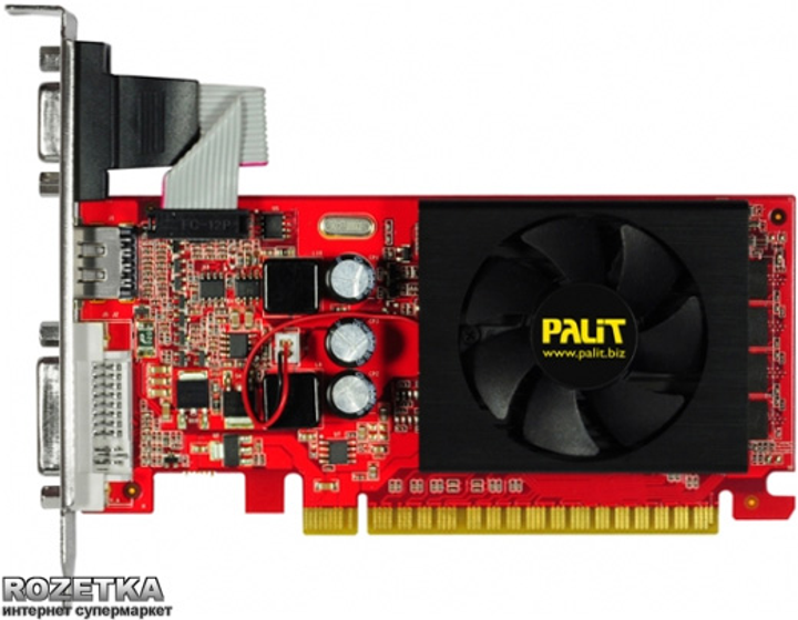 Видеокарта Palit PCI-Ex GeForce GT 520 1024MB GDDR3 (64bit) (810/535 ...
