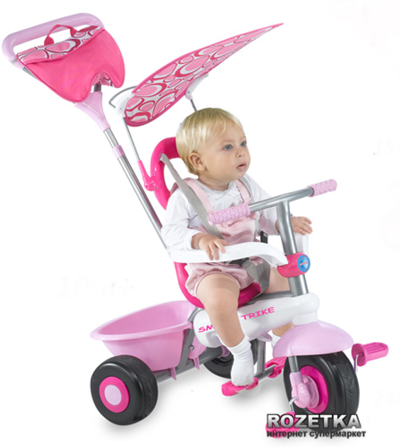 Велосипед Smart Trike Fresh 3 в 1 розово-белый (1460200) – фото, отзывы ...