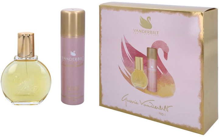 Zestaw damski Gloria Vanderbilt Woda toaletowa 100 ml + Dezodorant w sprayu 150 ml (5065006702261) - obraz 1