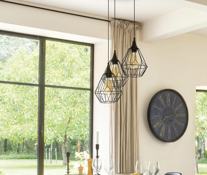Lampa sufitowa Atmosphera metalowa designerska Loft 3 szt (5902067614372) - obraz 4