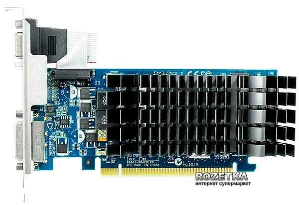 Видеокарта Asus PCI-Ex GeForce 210 SILENT LP 1024MB DDR3 (64bit) (589/1200) (DVI, VGA, HDMI) (EN210 SILENT/DI/1GD3/V2(LP)) - изображение 2