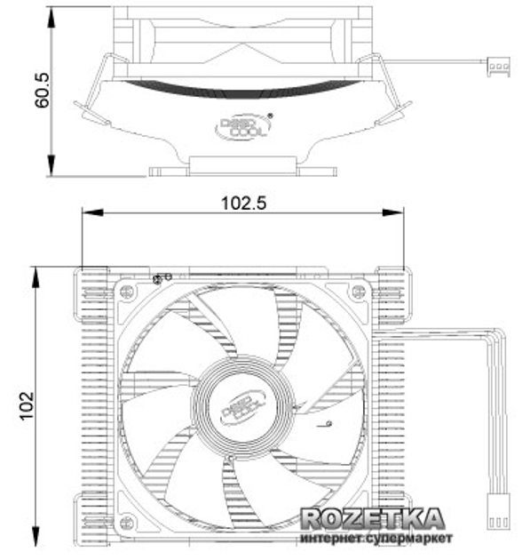 Кулер DeepCool V90 - изображение 4
