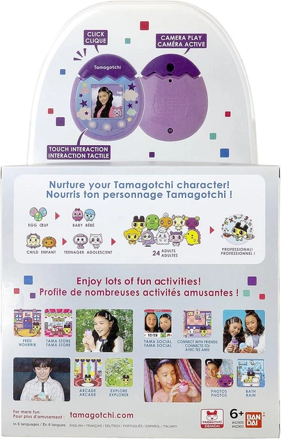 Интерактивная игрушка Bandai Tamagotchi Pix Original Sky Purple