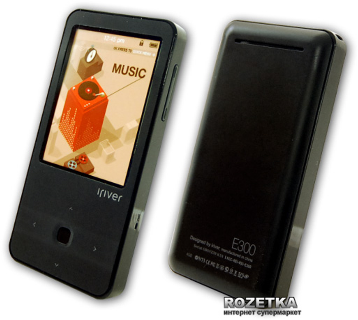 MP3-плеер iRiver E300 4GB – фото, отзывы, характеристики в интернет ...
