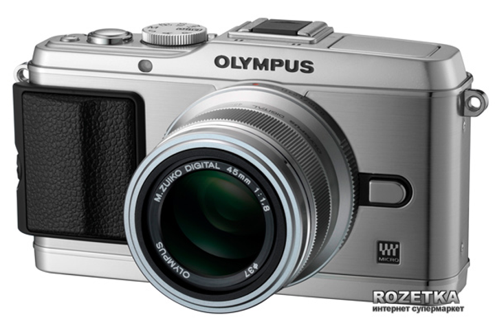 Фотоаппарат Olympus PEN E-P3 14-42 Kit Silver + case CS-30B + flash FL ...