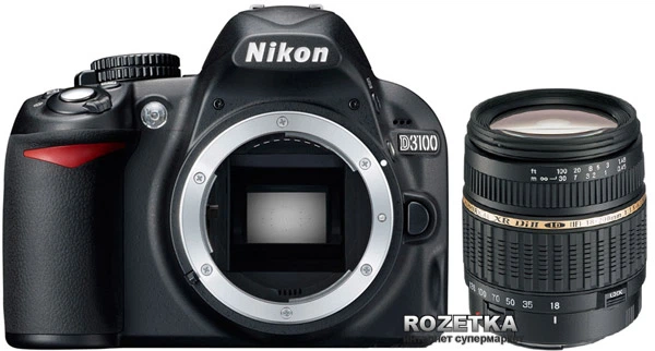 Фотоапарат Nikon D3100 + Tamron 18-200 + SD 8Gb! купити на ROZETKA