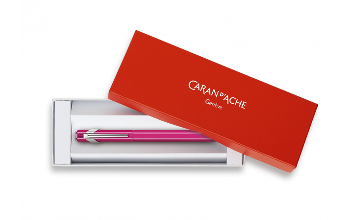 Ручка чорнильна Caran d'Ache 849 пурпурна M + box 840.090 - зображення 5