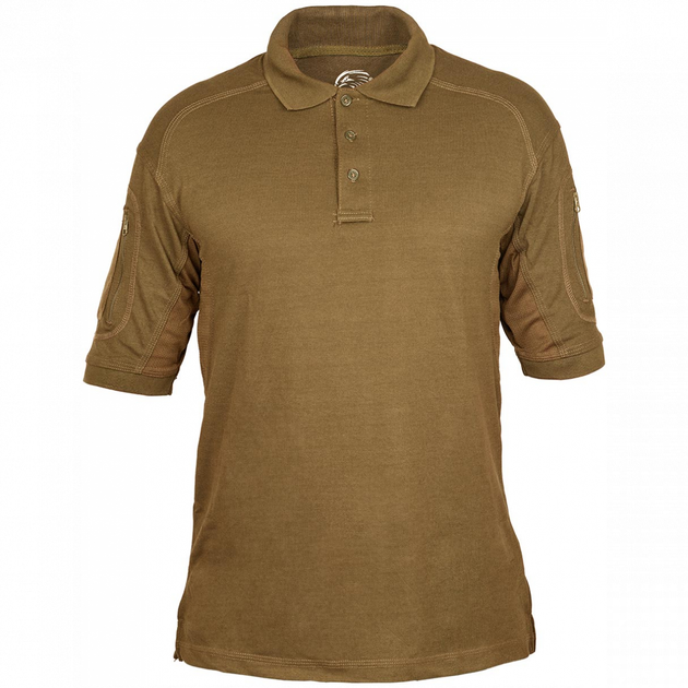 Теніска поло Defcon 5 Tactical Polo Short Sleeves with Pocket M Coyote brown - зображення 1