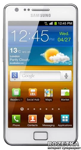 Мобільний телефон Samsung Galaxy S II I9100 White - зображення 1