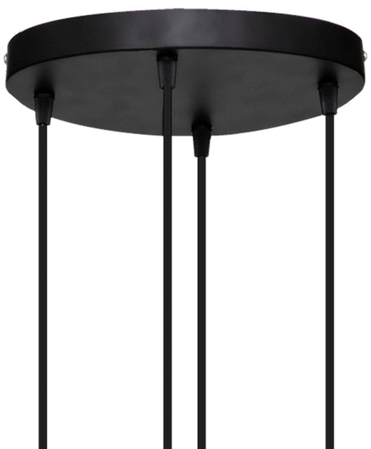 Lampa nad stół Atmosphera industrialna 4-punktowa Alak 18 cm (3560232579370) - obraz 3