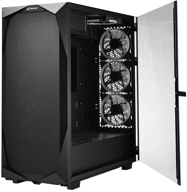 Корпус Sharkoon REV300 Black (4044951032129) - зображення 8