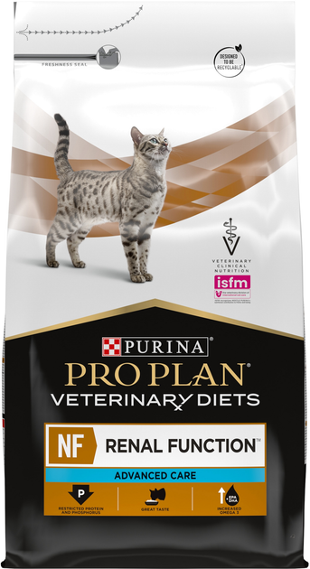 Sucha karma dietetyczna dla dorosłych kotów Purina Pro Plan Veterinary Diets NF Advanced Care w przewlekłej chorobie nerek 5 kg (7613287882370) - obraz 2