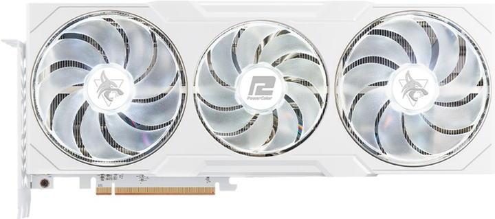 Karta graficzna Powercolor PCI-Ex Radeon RX 7900 XTX Hellhound Spectral White 24GB GDDR6 (384bit) (2525/20000) (1 x HDMI, 3 x DisplayPort) (RX7900XTX 24G-L/OC/WHITE) - obraz 1