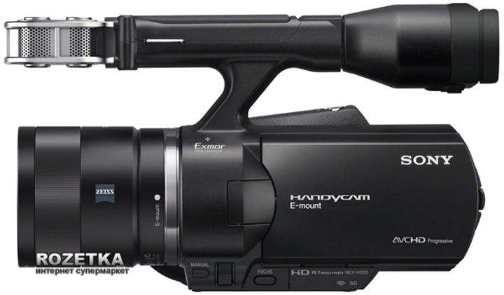 Видеокамера Sony NEX-VG20 – фото, отзывы, характеристики в