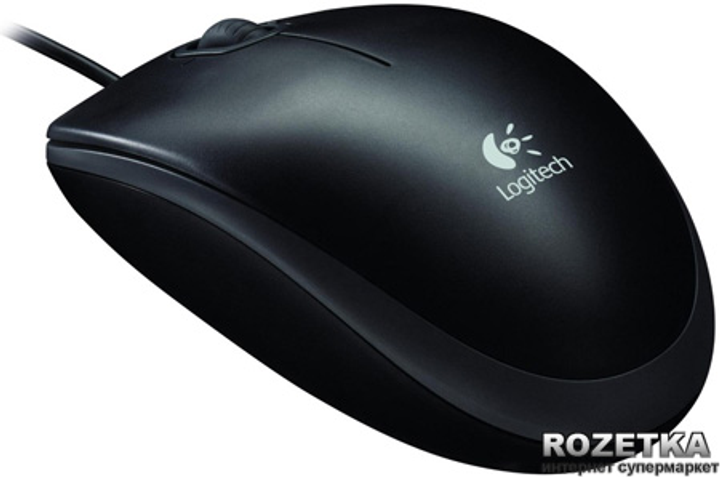 Мышь Logitech B110 Optical USB Mouse Black Retail (910-001246) – фото ...