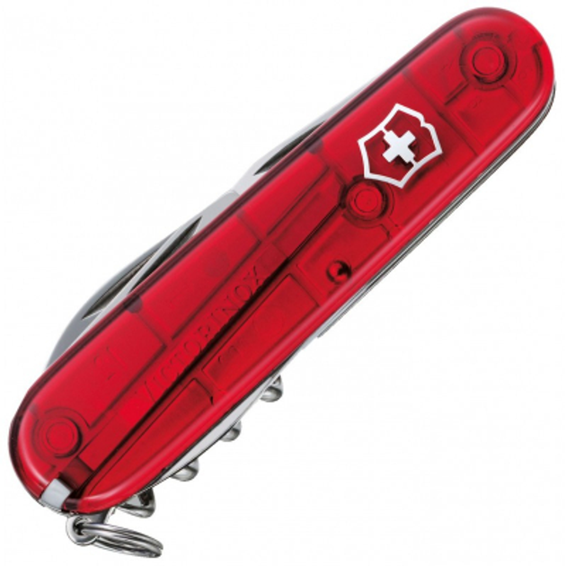 Ніж Victorinox Spartan Transparent Red Blister (1.3603.TB1) - зображення 2