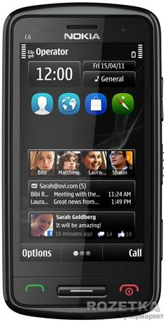 Мобильный телефон Nokia C6-01 Red - изображение 1