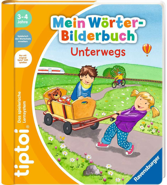 Książka dla dzieci Ravensburger Tiptoi Moja książka obrazkowa ze słowami W drodze (9783473492657) - obraz 1