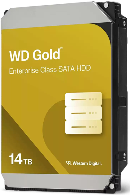 Жорсткий диск Western Digital Gold Enterprise Class 14TB 7200rpm 512MB 3.5" SATAIII (WD142KRYZ) - зображення 1