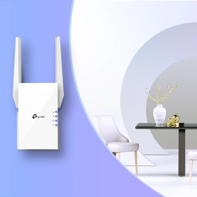 Ретранслятор TP-LINK RE505X WiFi6 / X1500 / 1 Гбит/с / поддержка