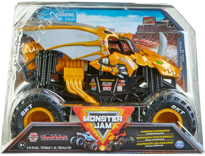 Вантажівка Spin Master Monster Truck Monster Master Monster Jam Bakugan Dragonoid 1:24 (778988379998) - зображення 1