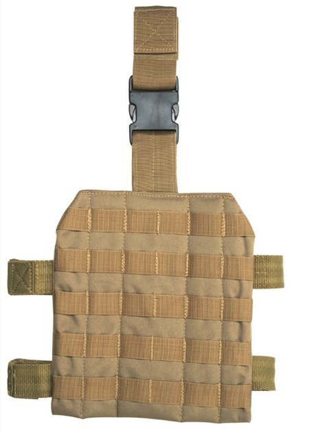 Накладка на ногу настегенна Mil-Tec Leg Base Molle Coyote (13484005) - зображення 1