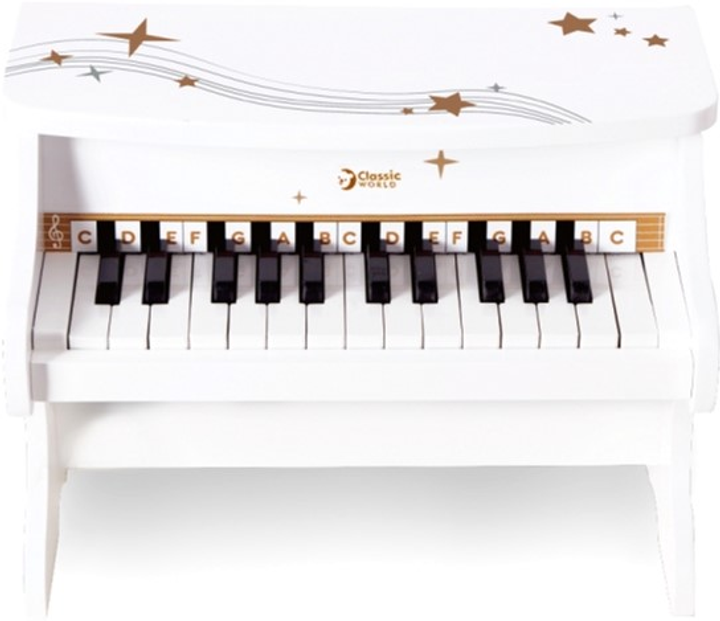 Drewniane pianino Classic World z podręcznikiem (6927049045363) - obraz 2