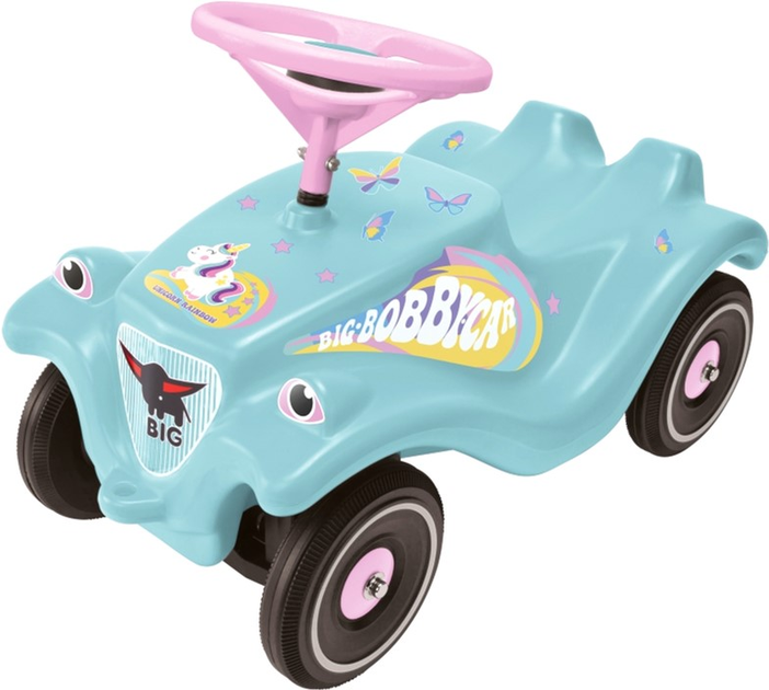 Jeździk Big Bobby Car Classic Unicorn Turkusowy (4004943561389) - obraz 1