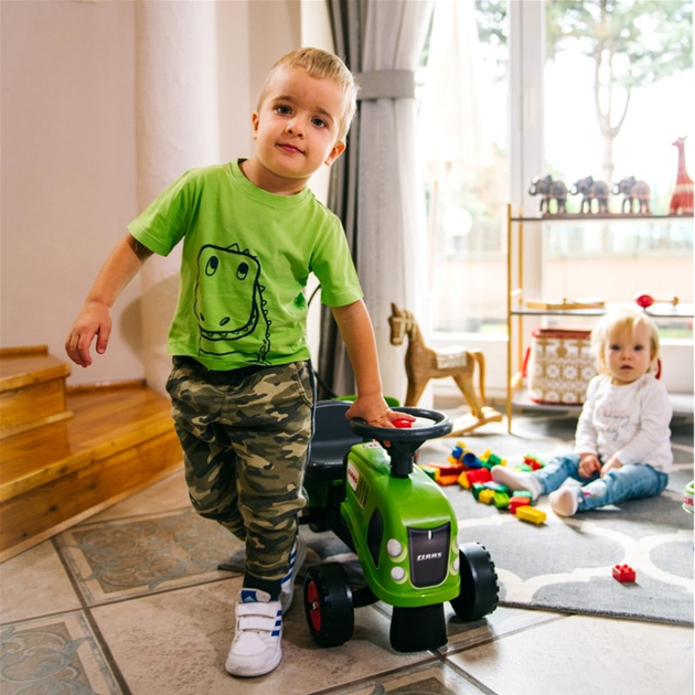 Jeździk Falk Baby Claas Traktor z przyczepą i akcesoriami Zielony (3016200021230) - obraz 7