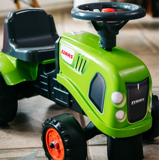 Jeździk Falk Baby Claas Traktor z przyczepą i akcesoriami Zielony (3016200021230) - obraz 11