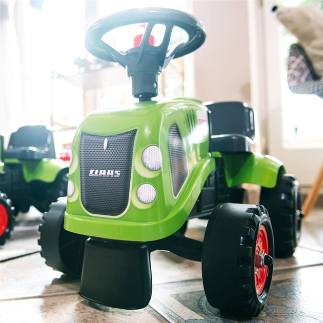 Jeździk Falk Baby Claas Traktor z przyczepą i akcesoriami Zielony (3016200021230) - obraz 12