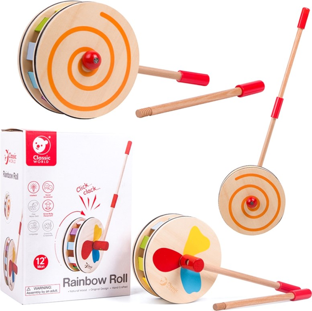 Zabawka na kółkach Classic World Rainbow (6927049000348) - obraz 8