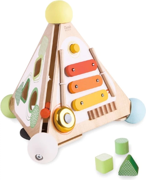 Piramida aktywnosci Classic World Activity Box 4 w 1 (6927049054723) - obraz 3