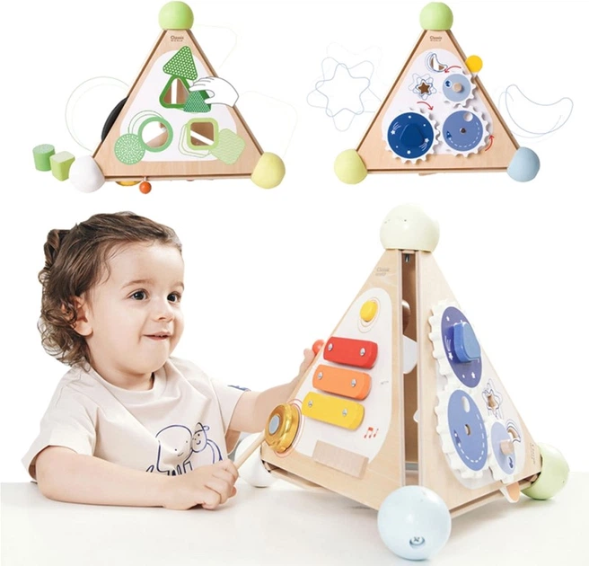 Piramida aktywnosci Classic World Activity Box 4 w 1 (6927049054723) - obraz 5