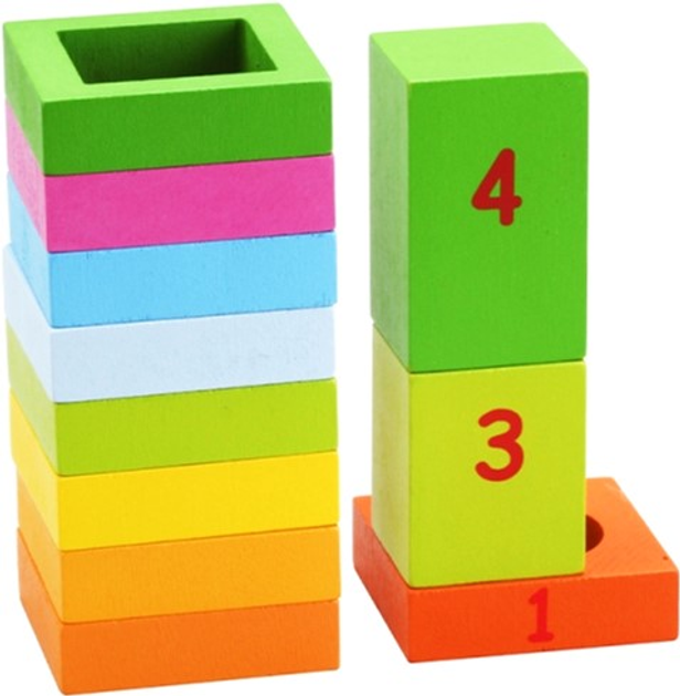 Zabawka-sorter edukacyjna Classic World Montessori Geometric Shapes 5 w 1 28 elementów (6927049001758) - obraz 7