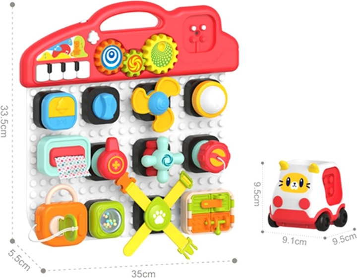 Zabawka edukacyjna Woopie Musical Blocks Board (5904326949584) - obraz 15
