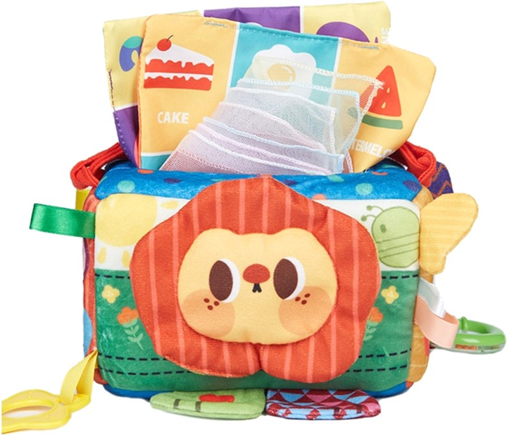 Сенсорна іграшка Woopie Baby Tissue Box Mrs.Tag (5904326945999) - зображення 5