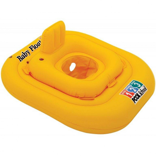 Надувные ходунки Intex Плотик 79х79 см, желтый 56587 - изображение 3
