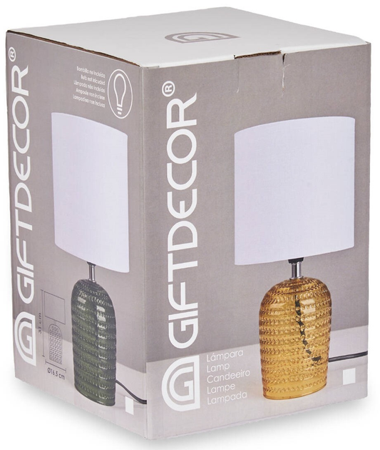 Настільна лампа Giftdecor скляна основа Dots 16.5 см Yellow (8430852914835) - зображення 3
